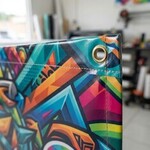 Banner com Ilhós